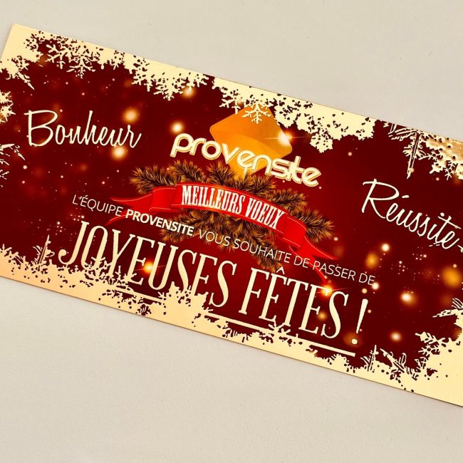 création carte de vœux salon de provence